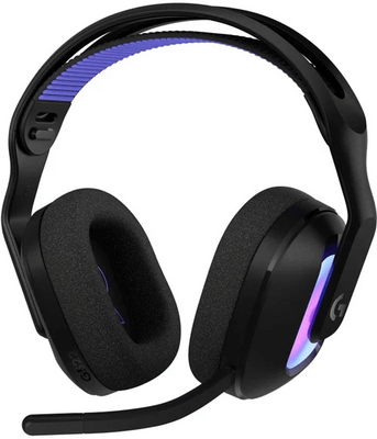 Logitech G522 Lightspeed vezeték nélküli fejhallgató mikrofonnal (981-001544) - RGB, 2,4GHz+Bluetooth, Fekete színben