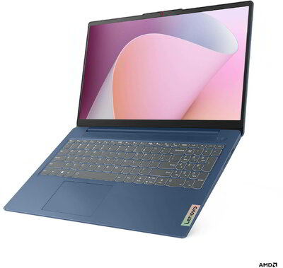 Lenovo IdeaPad Slim 3 Notebook (82XM00S1HV) - 15.6" FullHD, AMD Ryzen 7-5825U, 16GB RAM, 1TB SSD, Magyar billentyűzet, Operációs rendszer nélkül, 3 év garancia, Kék színben