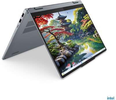 Lenovo IdeaPad 5 2in1 Notebook (83KR002AHV) - 14.0" WUXGA (1920x1200) Multi-touch IPS, Intel Core Ultra 5-225U, 16GB RAM, 512GB SSD, Magyar billentyűzet, Operációs rendszer nélkül, 3 év garancia, Szürke színben
