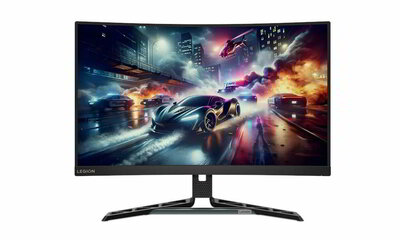 Lenovo Legion R27qc-30 Gamer FreeSync Monitor (67C6GAC2EU) - 27.0" QHD (2560x1440), VA, 0.5 ms, 16:9, 3000:1, 180Hz, 2x HDMI, DisplayPort, Hangszóró, 3 év garancia, Fekete színben