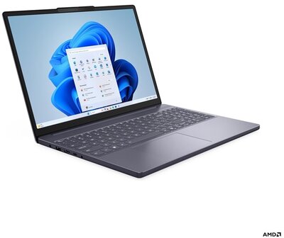 Lenovo IdeaPad Slim 3 Notebook (83K7007BHV) - 15.3" WUXGA, AMD Ryzen 5-7533HS, 24GB RAM, 1TB SSD, Magyar billentyűzet, Operációs rendszer nélkül, 3 év garancia, Szürke színben