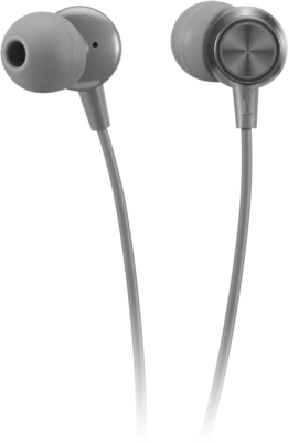 Lenovo 110 Analog In-Ear Headphone Mikrofonos fülhallgató (GXD1J77354) - Szürke színben