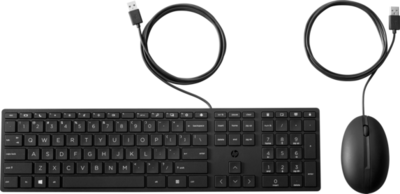 HP 320MK Vezetékes billentyűzet és egér magyar kiosztás (9SR36UT) - Fekete színben