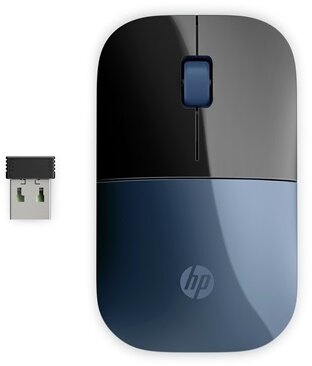 HP Wireless Mouse Z3700 Vezeték nélküli egér (7UH88AA) - Kék/fekete színben