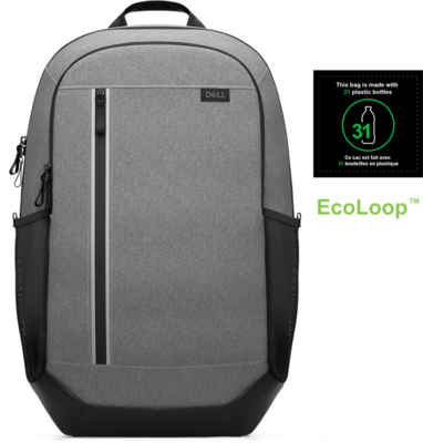 Dell Pro Plus EcoLoop Urban Backpack Notebook hátizsák (460-BFDD) - Maximum 16" méretű notebookokhoz - Szürke színben