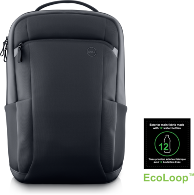 Dell Pro Plus EcoLoop Slim Backpack Notebook hátizsák (460-BDQP) - Maximum 16" méretű notebookokhoz - Fekete színben