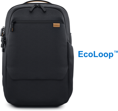 Dell Pro Premium EcoLoop Backpack Notebook hátizsák (460-BDXT) - Maximum 16" méretű notebookokhoz - Fekete színben