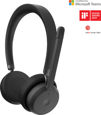 Lenovo Wireless VoIP Teams headset (4XD1M80020) - Fekete színben