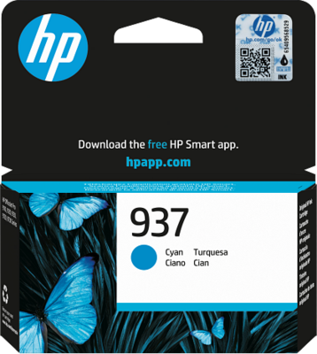 HP 937 Cyan (Ciánkék) tintapatron (4S6W2NE)