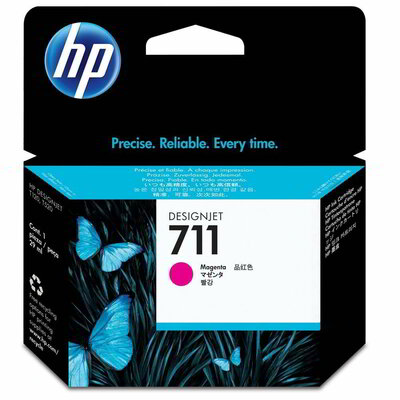 HP 711 Magenta (Bíbor) eredeti DesignJet toner (CZ131A) - 29 ml