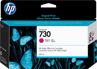 HP 730 Magenta (Bíbor) eredeti DesignJet tintapatron (P2V63A) - 130ml