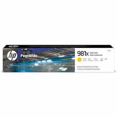 HP 981X PageWide Yellow (Sárga) nagykapacitású tintapatron (L0R11A)
