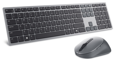 Dell Pro Plus KM7321W Vezeték nélküli magyar billentyűzet és Egér (580-AJQI) - Szürke színben