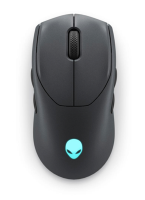 Dell Alienware AW720M Tri-Mode Wireless Gaming Mouse Vezeték nélküli egér (545-BBDN) - Dark Side of the Moon Fekete színben