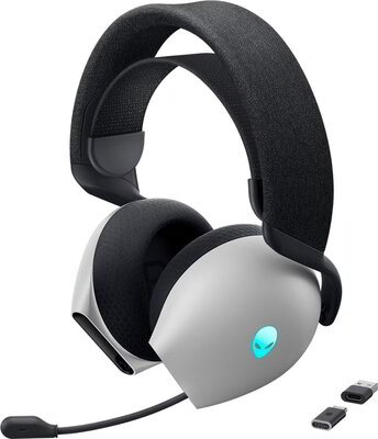 Dell AW725H Alienware Wireless Gaming Headset vezeték nélküli fejhallgató mikrofonnal (545-BBFV) - Lunar light Szürke színben