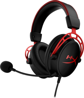 HP HyperX Cloud Alpha Gaming Headset vezetékes fejhallgató mikrofonnal (4P5L1AM) - Fekete/piros színben