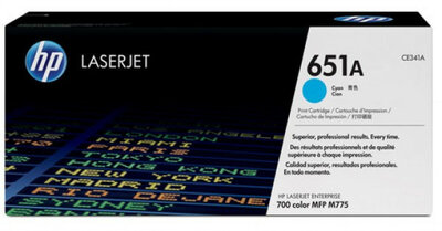 HP 651A Cyan (Ciánkék) LaserJet toner (CE341A)
