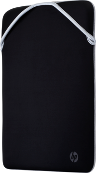 HP Protective Reversible 15.6"" Sleeve kifordítható Neoprén védőtok (2F2K5AA) - Maximum 15.6" méretű notebookokhoz, Fekete/ezüst színben