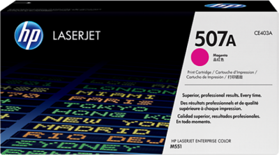 HP 507A Magenta (Bíbor) LaserJet toner (CE403A)