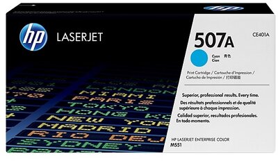 HP 507A Cyan (Ciánkék) LaserJet toner (CE401A)