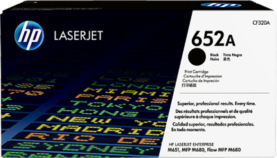 HP 652A Black (Fekete) LaserJet toner (CF320A)