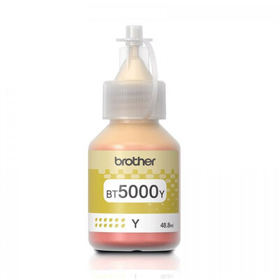 Brother BT5000Y Yellow (Sárga) eredeti nagytöltetű tintatartály - 48.8 ml