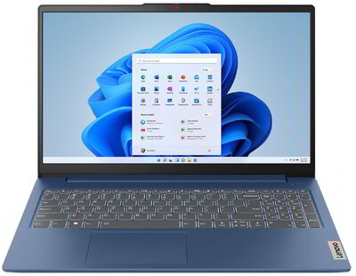 Lenovo IdeaPad Slim 3 Notebook (82X700GNHV) - 15.6" FullHD, Intel Core i3-1315U, 8GB RAM, 512GB SSD, Magyar billentyűzet, Windows 11 Home, 3 év garancia, Kék színben
