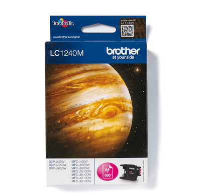Brother LC-1240M Magenta (Bíbor) eredeti nagytöltetű tintapatron (LC1240M)