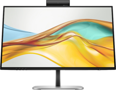 HP Series 5 Pro 524pm Konferencia Monitor (9E0G9UT) - 23.8" FullHD (1920x1080), IPS, Kamera, 16:9, 1500:1, 350cd, 5ms, HDMI, DisplayPort, USB-C, 3 év garancia, Fekete-ezüst színben