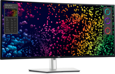 Dell UltraSharp 40 U4025QW Ívelt Monitor (210-BMDV) - 39.7" WUHD (5120x2160), IPS, 21:9, 2000:1, 600cd, 5ms, HDMI, DisplayPort, 3 év garancia, Szürke színben