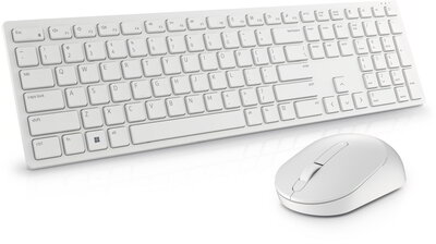 Dell Pro KM5221W Vezeték nélküli magyar billentyűzet és Egér (580-AKHI) - Fehér színben
