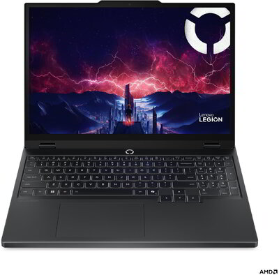 Lenovo Legion 5 Gamer Notebook (83F1000QHV) - 15.1" WQXGA (2560x1600) OLED, AMD Ryzen AI 7-350, 32GB RAM, 1TB SSD, nVidia GeForce RTX 5060 8GB, Magyar billentyűzet, Operációs rendszer nélkül, 3 év garancia, Fekete színben