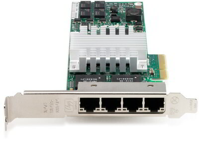 Felújított Használt HP NC364T PCIe 4-port Gigabit Server Adapter Full Profile (435508-B21-FP-REF)