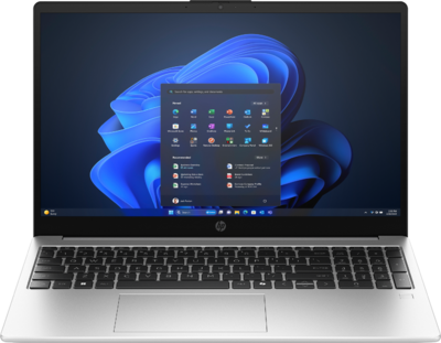 HP 250R G10 Notebook (B9YN7ET) - 15.6" FullHD, Intel Core 5-120U, 8GB RAM, 512GB SSD, Magyar billentyűzet, Operációs rendszer nélkül, 3 év garancia, Ezüstszürke színben
