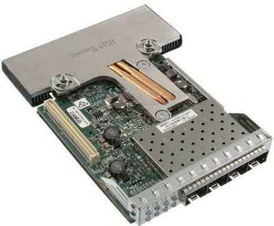 Felújított Használt Dell Broadcom BCM57840S 10GBPS QUAD PORT SFP+ NETWORK DAUGHTER CARD (XGRFF-REF)