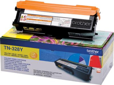 Brother TN-328Y Yellow (Sárga) toner (TN328Y)