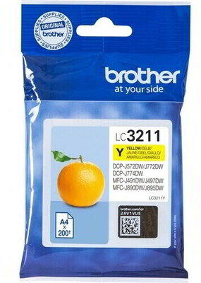 Brother LC-3211Y Yellow (Sárga) eredeti tintapatron (LC3211Y)
