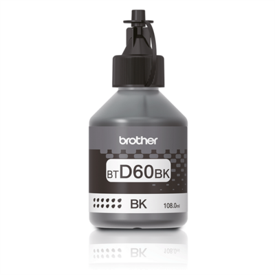 Brother BTD-60BK Black (Fekete) eredeti nagy kapacitású tintapalack (BTD60BK)