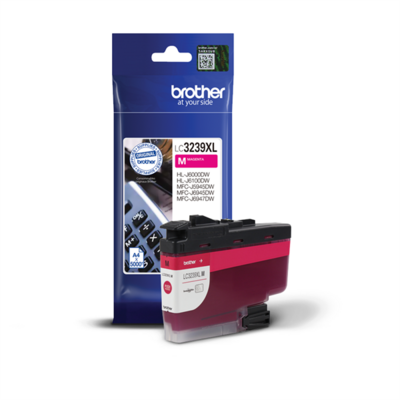 Brother LC-3239XLM Magenta (Bíbor) eredeti nagytöltetű tintapatron (LC3239XLM)