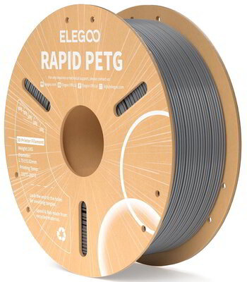 Elegoo Rapid PET-G Space Grey Filament - Szürke (1.75mm/1kg)
