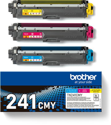 Brother TN-241CMY Multipack (Ciánkék/Magenta/Sárga) tonercsomag (TN241CMY)