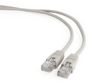 GEMBIRD Patch kábel RJ45 cat.5e UTP 10 méter, Szürke (PP12-10M)