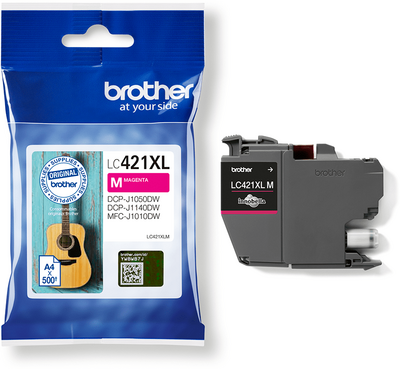 Brother LC-421XLM Magenta (Bíbor) eredeti nagy kapacitású tintapatron (LC421XLM)