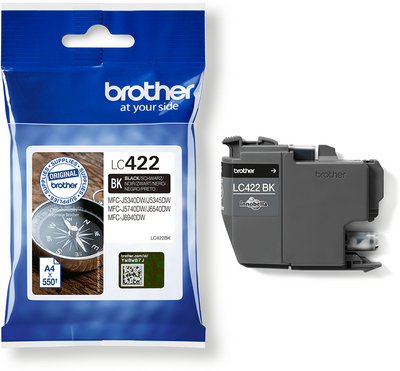 Brother LC-422BK Black (Fekete) eredeti tintapatron (LC422BK)