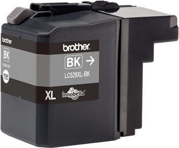 Brother LC-529XLBK Black (Fekete) eredeti szuper nagy töltetű tintapatron (LC529XLBK)
