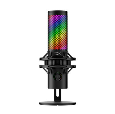 HP HyperX QuadCast 2 S RGB asztali mikrofon - Fekete színben (9A273AA)