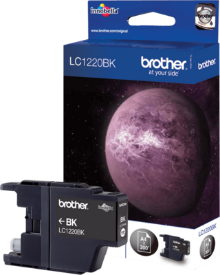 Brother LC-1220BK Black (Fekete) eredeti tintapatron (LC1220BK)