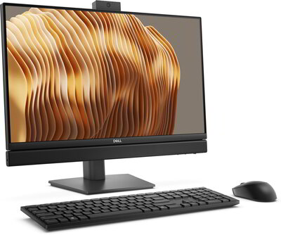 Dell Pro 24 All In One számítógép (BTO155_QC24250_EMEA_UBU) - 23.8" FullHD Multi-touch, Kamera, Intel Core Ultra 7-265, 16GB RAM, 512GB SSD, WiFi + Bluetooth, Operációs rendszer nélkül, 3 év garancia, Fekete színben