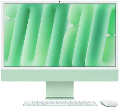 Apple iMac (MWUY3MG/A) 24.0" 4.5k (4480x2520), Apple M4 10 mag, 16GB RAM, 256GB SSD, macOS, Zöld, 1 év garancia (Magánszemélyeknek 3 év jótállás)