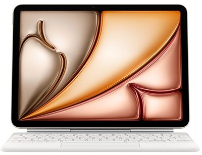 Apple Magic Keyboard (MDFV4MG/A) billentyűzet iPad Air 11-hez (M3) - Magyar kiosztás - Fehér színben